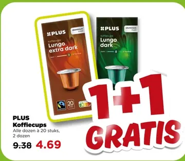 Aanbieding: PLUS Koffiecups