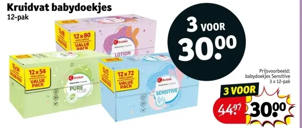 Aanbieding: babydoekjes