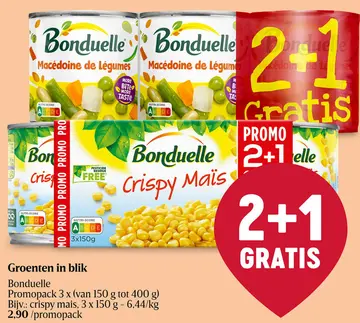 Aanbieding: Groenten in blik