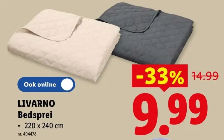 Promotie: Bedsprei