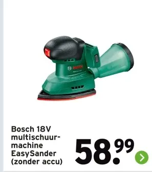 Aanbieding: multischuurmachine EasySander (zonder accu)