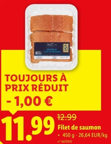 Offre: Filet de saumon