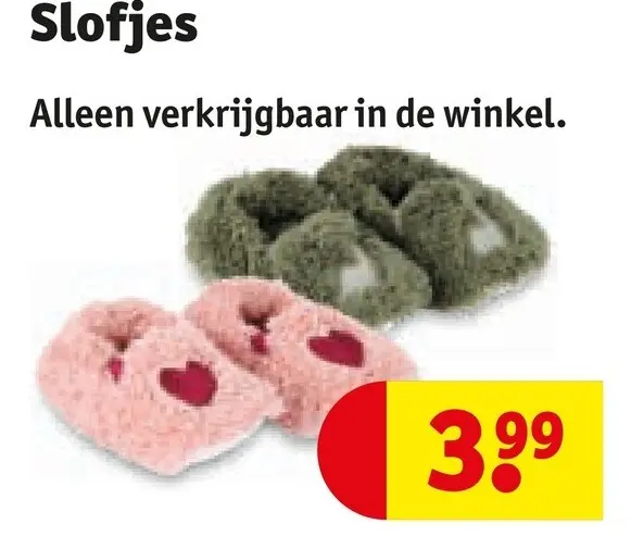 Aanbieding: Slofjes