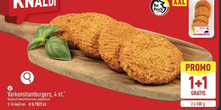 Promotie: Varkenshamburgers
