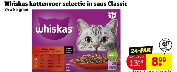 Aanbieding: Kattenvoer selectie in saus Classic