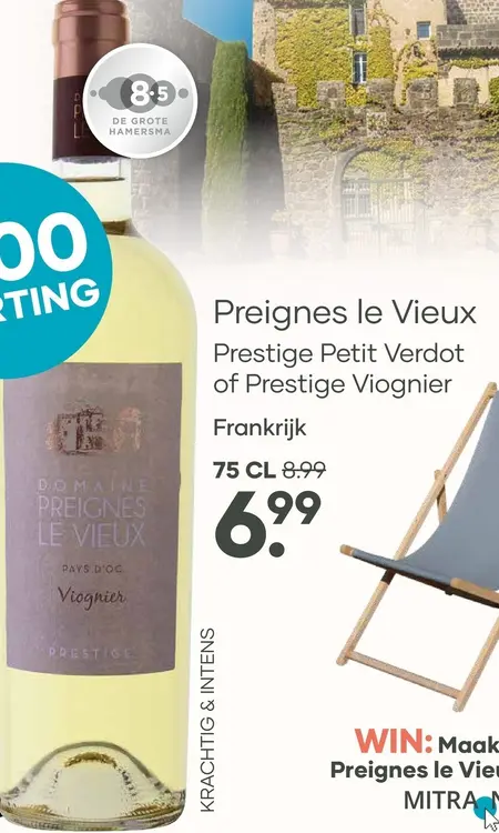 Aanbieding: Preignes le Vieux Prestige Petit Verdot of Prestige Viognier