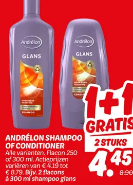 Aanbieding: Andrélon Shampoo of Conditioner