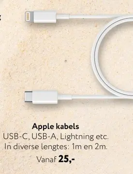 Aanbieding: Apple kabels