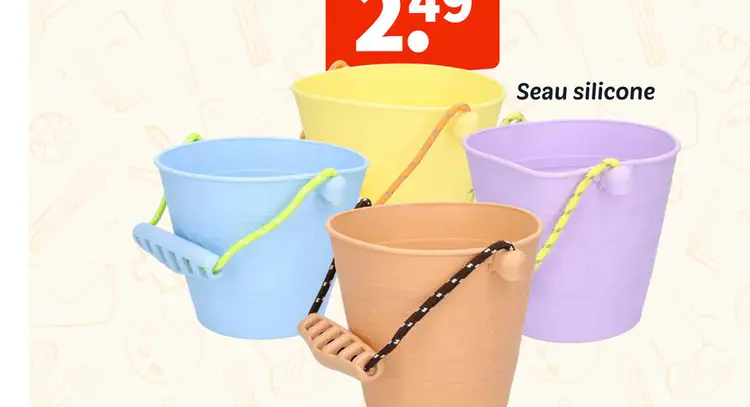 Offre: Seau silicone