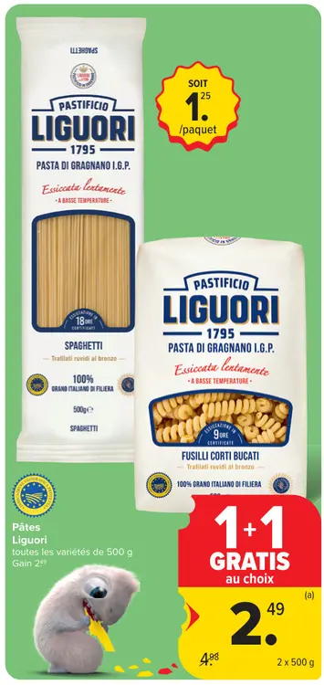 Offre: Pâtes Liguori