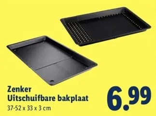 Aanbieding: Uitschuifbare bakplaat