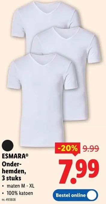 Promotie: Onderhemden