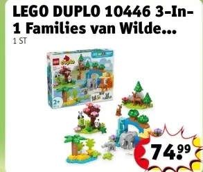 Aanbieding: LEGO DUPLO 10446 3-In-1 Families van Wilde...