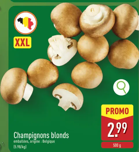 Offre: Champignons blonds