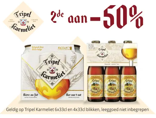 Promotie: Tripel Karmeliet