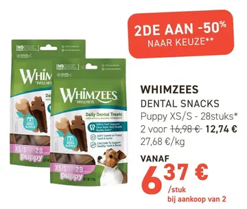 Aanbieding: WHIMZEES DENTAL SNACKS