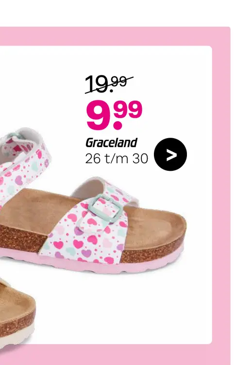 Aanbieding: Graceland Sandalen fuchsia