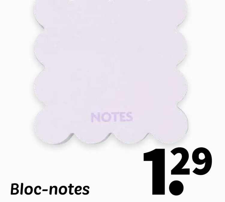 Offre: Bloc-notes