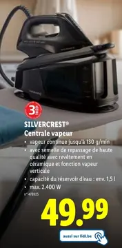 Offre: Centrale vapeur