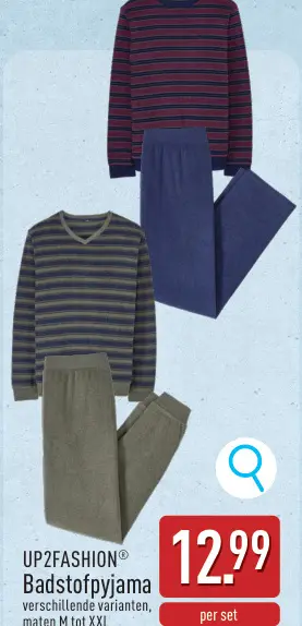 Aanbieding: Badstofpyjama