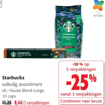 Promotie: Volledig assortiment koffie
