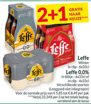 Aanbieding: Leffe