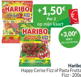 Promotie: Happy Cerise Fizz of Pasta Frutta Fizz