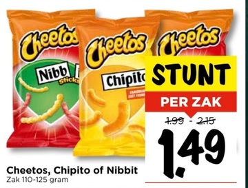 Aanbieding: Cheetos, Chipito of Nibbit