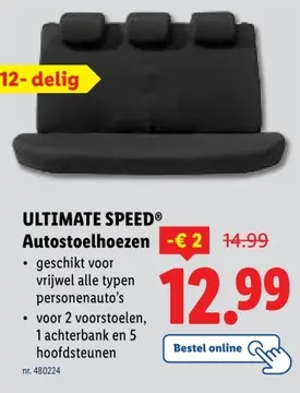 Aanbieding: Autostoelhoezen