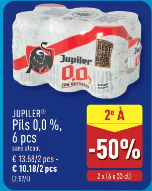Offre: JUPILER® Pils 0,0%