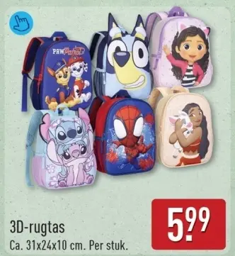 Aanbieding: 3D-rugtas