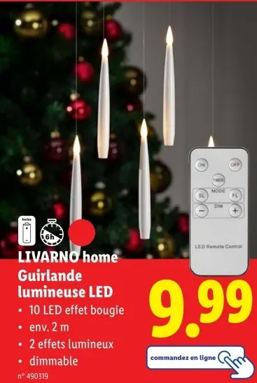 Offre: Guirlande lumineuse LED