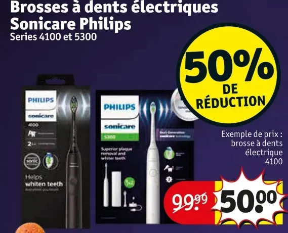 Offre: Brosses à dents électriques Sonicare Philips