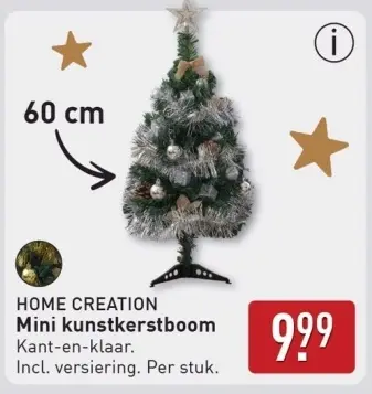Aanbieding: Mini kunstkerstboom
