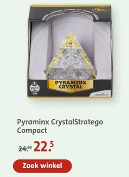 Aanbieding: Pyraminx CrystalStratego Compact