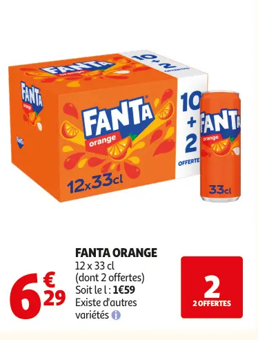 Aanbieding: Fanta orange