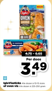 Aanbieding: Iglo Vissticks of oven vis