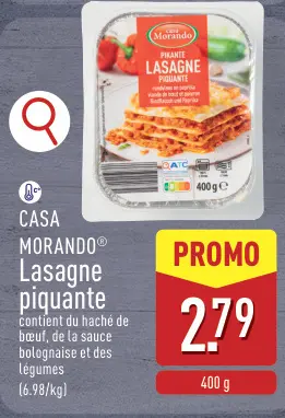 Offre: Lasagne piquante