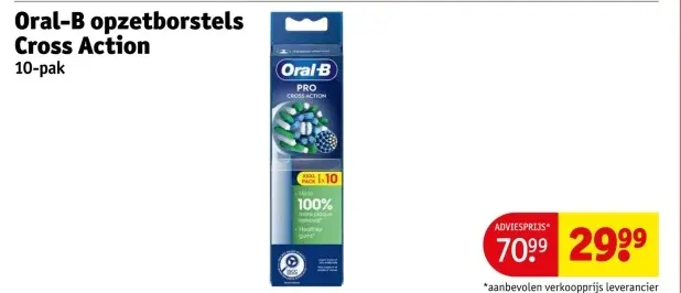 Aanbieding: Opzetborstels Cross Action