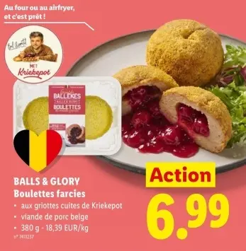 Offre: Balls & Glory Boulettes farcies