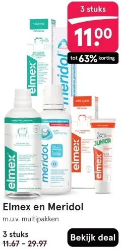 Aanbieding: Elmex en Meridol