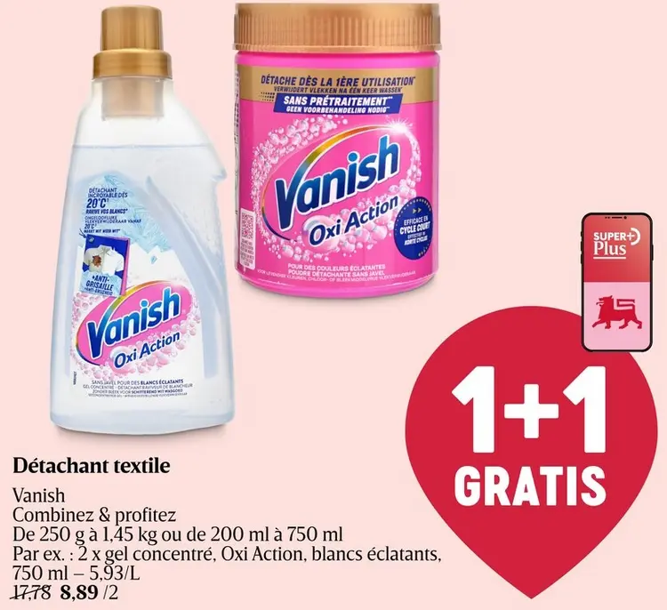 Offre: Détachant textile