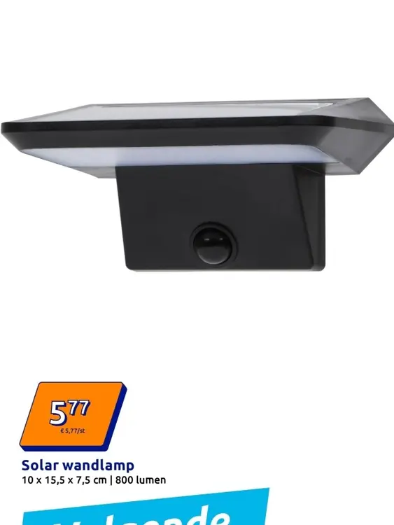 Aanbieding: Solar wandlamp