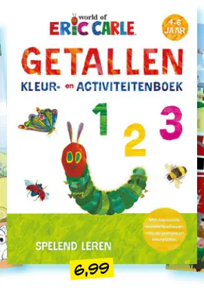 Promotie: GETALLEN KLEUR- en ACTIVITEITENBOEK