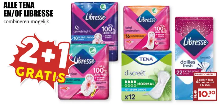 Aanbieding: Tena Discreet normal