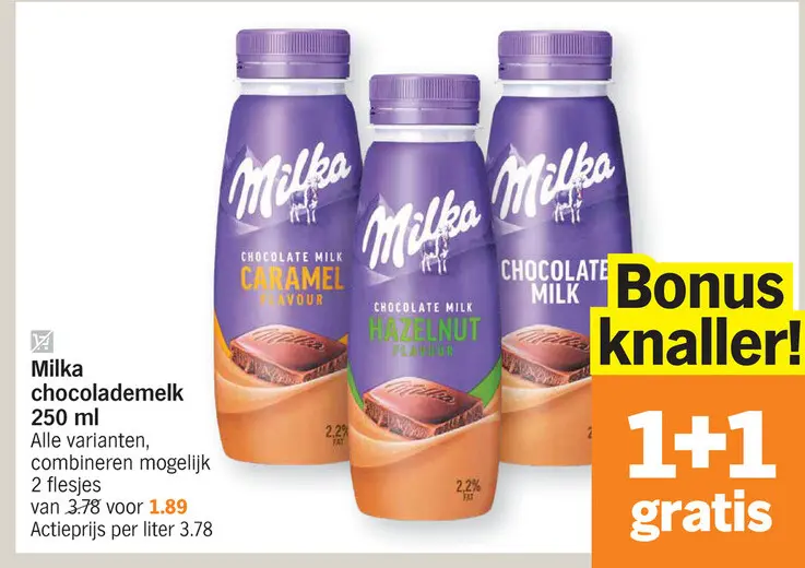 Promotie: chocolademelk