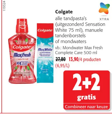 Promotie: Mondwater Max Fresh Complete Care