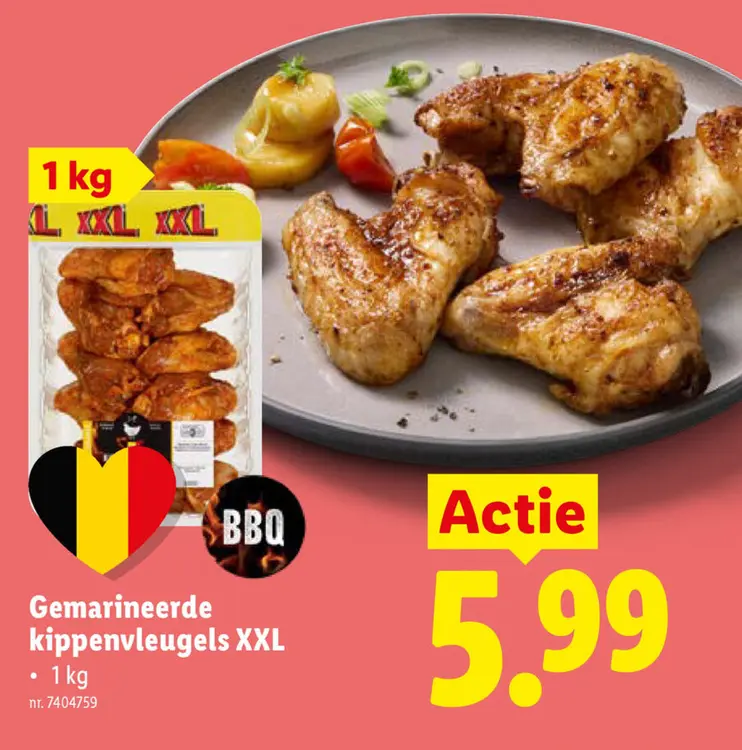 Promotie: Gemarineerde kippenvleugels XXL
