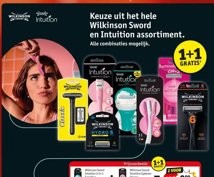 Aanbieding: Wilkinson Sword Intuition Eyebrow Shaper