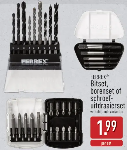 Promotie: Bitset, borensenset of schroefuitdraaierset